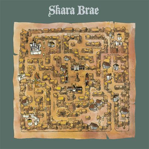 bard's tale map